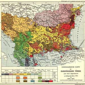 Türkiye Avrupası etnik haritası