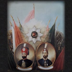 Sultan Mahmud ve oğlu Sultan Abdülmecid