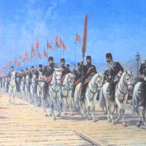 Yunan Harbine Giden Osmanlı Süvarileri