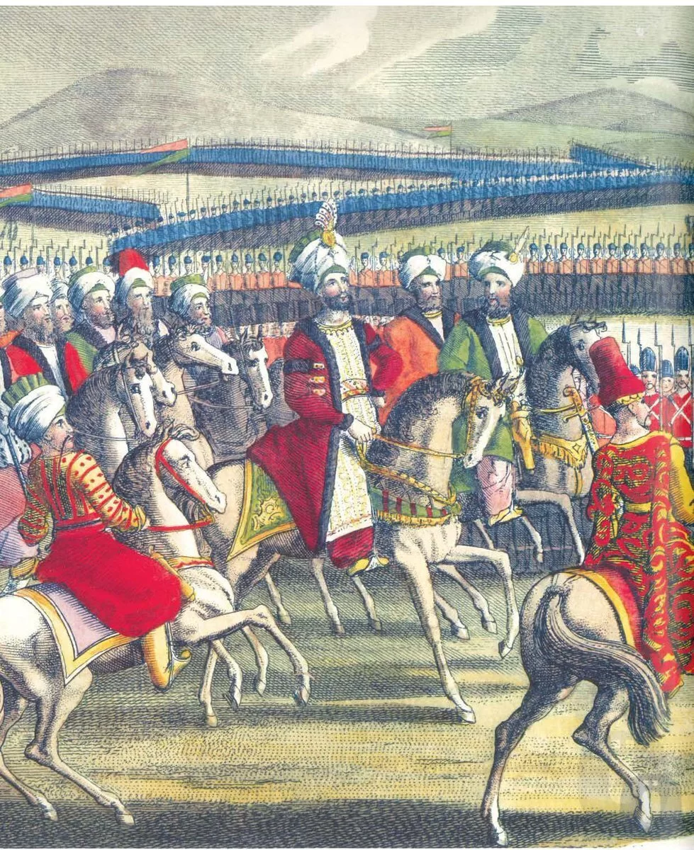 III. Selim’in Nizam-ı Cedid Ordusunu teftiş etmesi